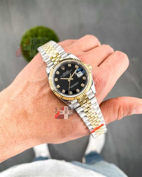 36 mm two tone rolex